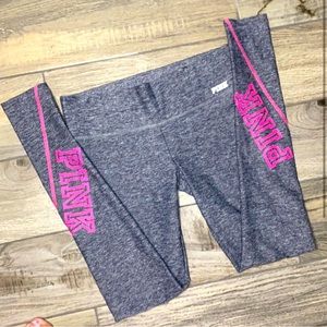 NWT PINK VICTORIA’S SECRET YOGA PANTS